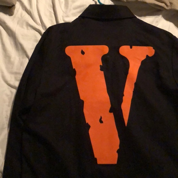 orange vlone jacket